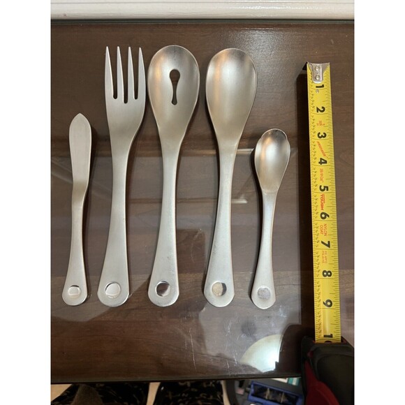 Robert Welch PENDULUM 18/10 Satin 5pc Serving Set - Picture 4 of 9